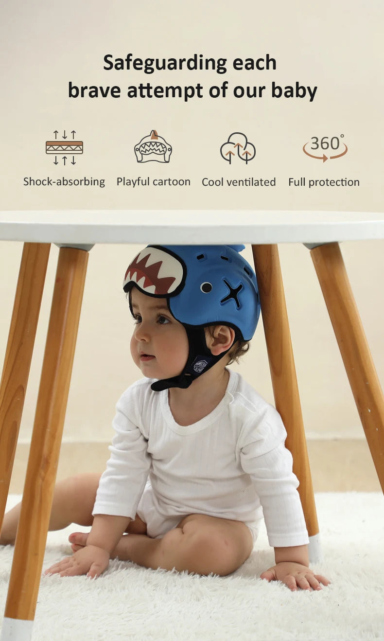 Safe Anti-Shock Baby Headwear