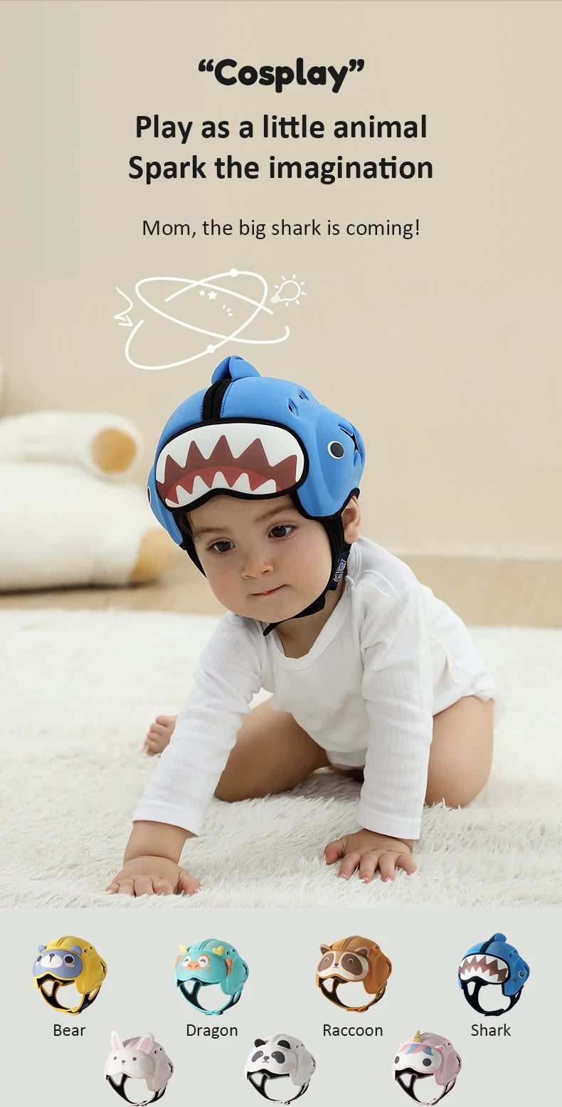 Safe Anti-Shock Baby Headwear