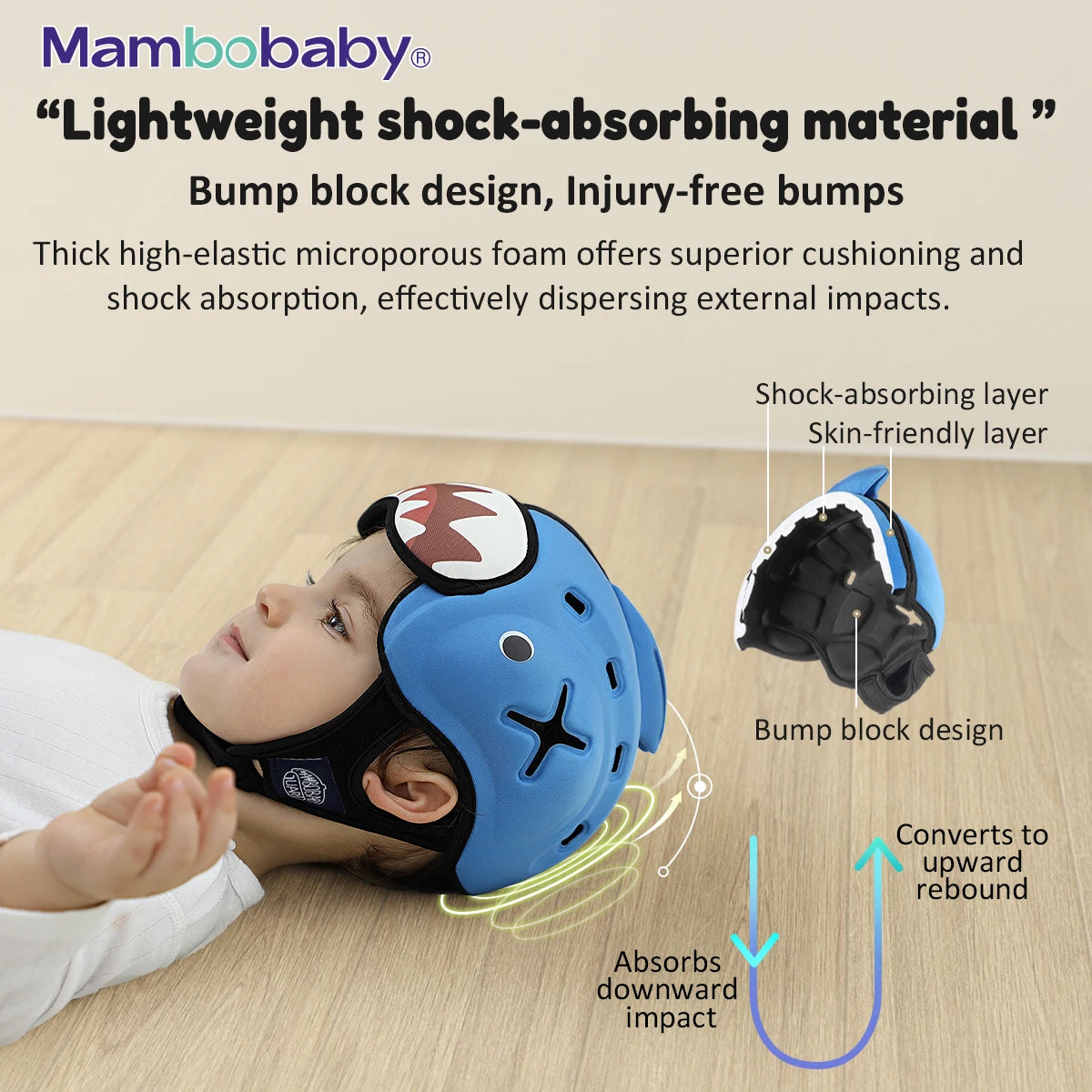 Safe Anti-Shock Baby Headwear