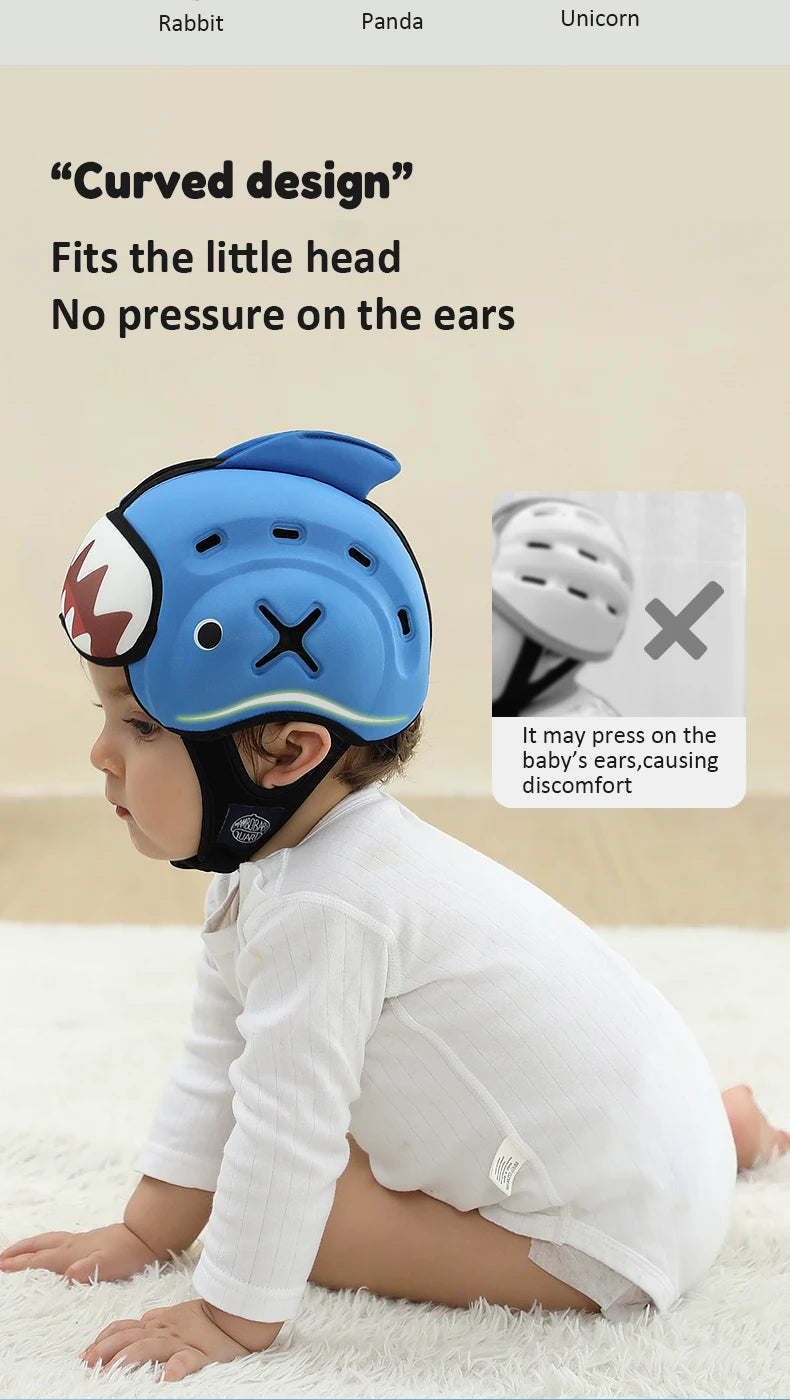 Safe Anti-Shock Baby Headwear